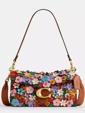 Coach Floral Appliqué Tabby 26